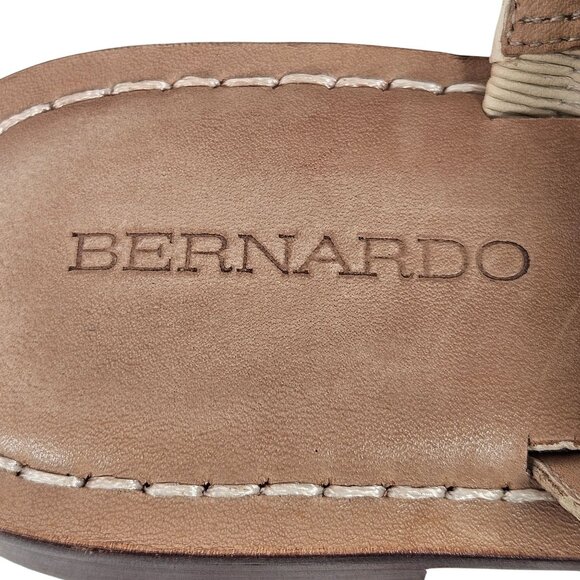 Bernardo Beige Women Sandals 7.5M Minimalist Resort Boho Coastal Granddaughter - Picture 5 of 10